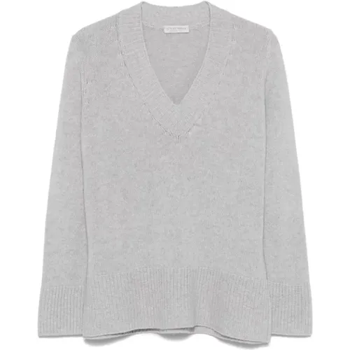 Knitwear > V-neck Knitwear - - Le Tricot Perugia - Modalova