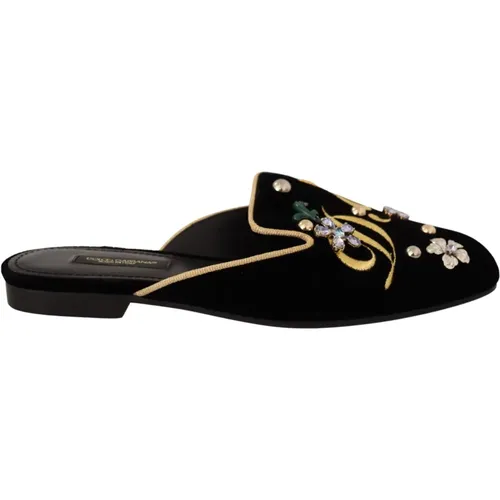 Shoes > Flats > Mules - - Dolce & Gabbana - Modalova