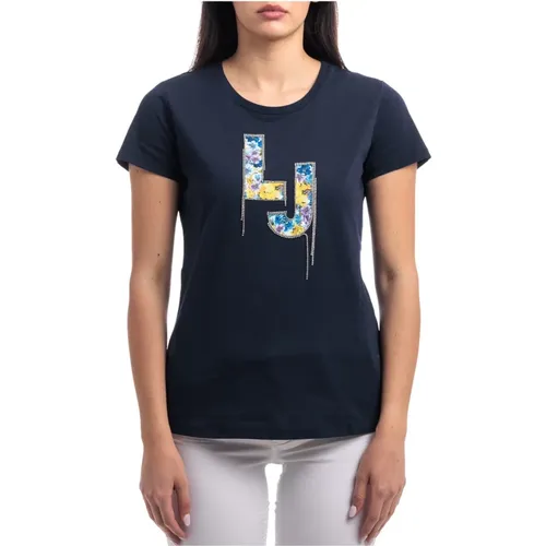 Liu Jo - Tops > T-Shirts - Blue - Liu Jo - Modalova