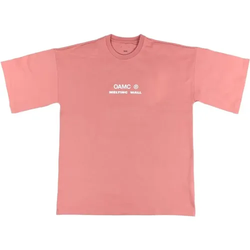 Oamc - Tops > T-Shirts - Pink - Oamc - Modalova
