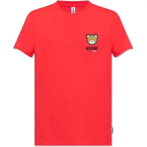 Moschino - Tops > T-Shirts - Red - Moschino - Modalova