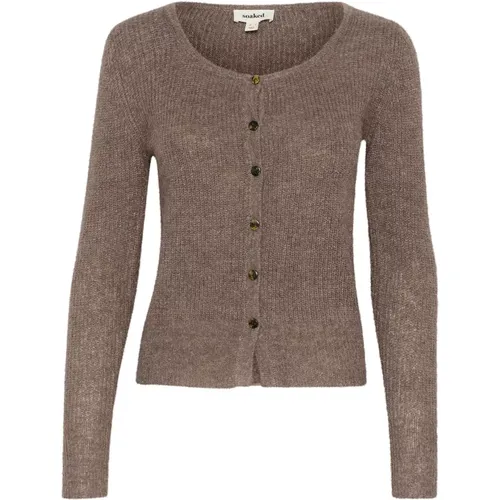 Knitwear > Cardigans - - Soaked in Luxury - Modalova