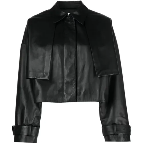 Jackets > Leather Jackets - - Calvin Klein - Modalova