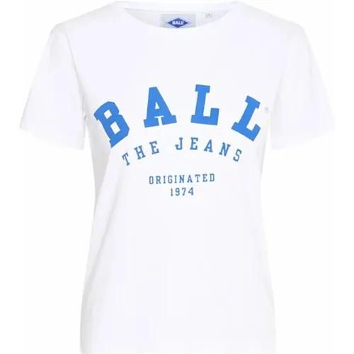 Ball - Tops > T-Shirts - White - Ball - Modalova