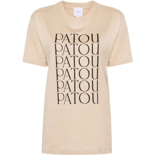 Patou - Tops > T-Shirts - Beige - Patou - Modalova