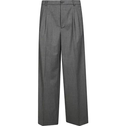 Trousers > Wide Trousers - - Amaránto - Modalova