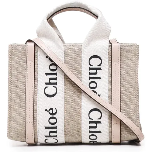 Chloé - Bags > Tote Bags - Beige - Chloé - Modalova