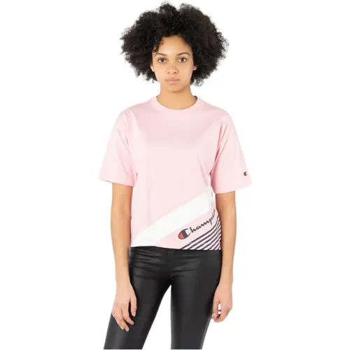 Champion - Tops > T-Shirts - Pink - Champion - Modalova