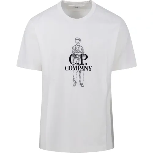 Tops > T-Shirts - - C.P. Company - Modalova