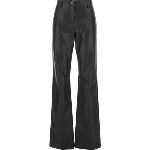 Trousers > Wide Trousers - - Msgm - Modalova