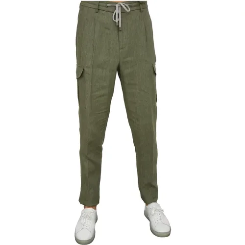 Trousers > Slim-fit Trousers - - PESERICO - Modalova