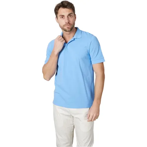 Sun68 - Tops > Polo Shirts - Blue - Sun68 - Modalova