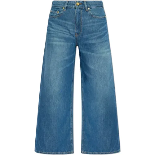 Ganni - Jeans > Wide Jeans - Blue - Ganni - Modalova