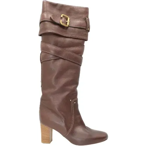 Pre-owned > Pre-owned Shoes > Pre-owned Boots - - Chloé Pre-owned - Modalova