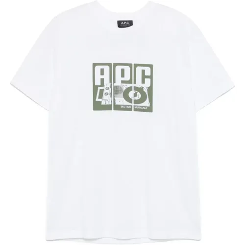 A.p.c. - Tops > T-Shirts - White - A.p.c. - Modalova