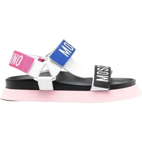 Shoes > Sandals > Flat Sandals - - Moschino - Modalova
