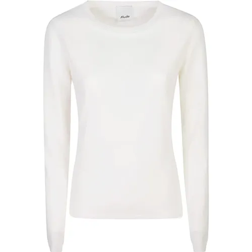 Knitwear > Round-neck Knitwear - - allude - Modalova