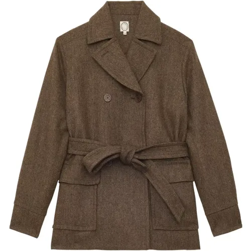 Coats > Belted Coats - - Ines De La Fressange Paris - Modalova