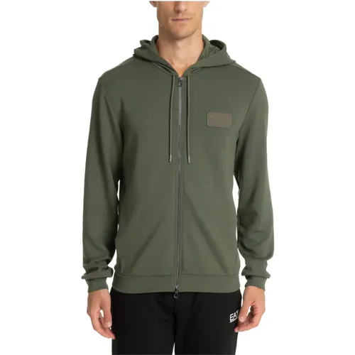 Sweatshirts & Hoodies > Zip-throughs - - Emporio Armani EA7 - Modalova