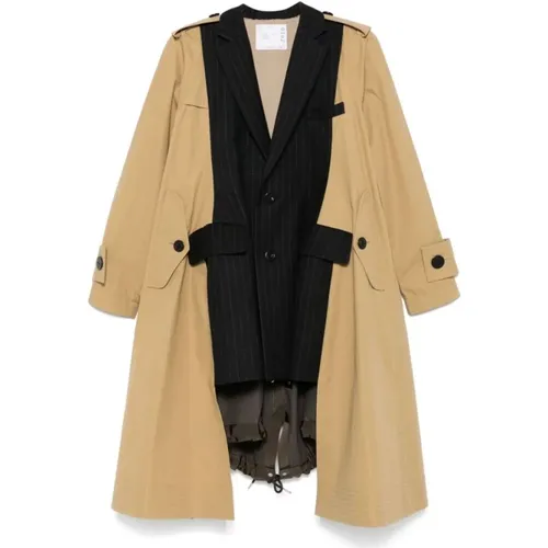 Coats > Trench Coats - - Sacai - Modalova