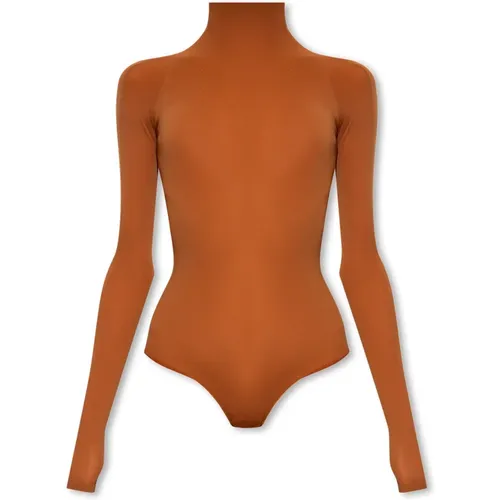 Alaïa - Tops > Body - Brown - Alaïa - Modalova