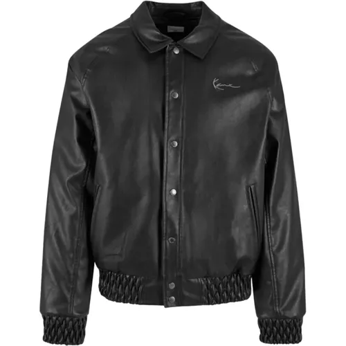 Jackets > Leather Jackets - - Karl Kani - Modalova