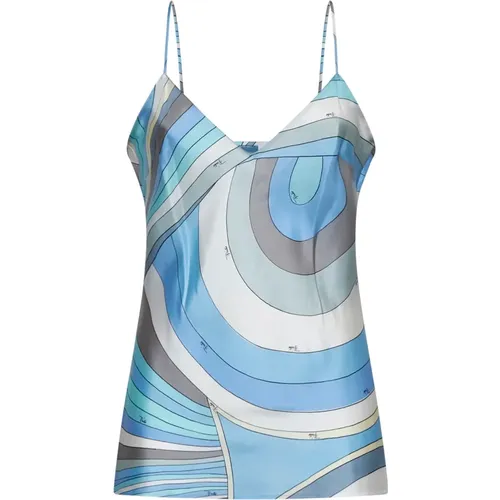 Tops > Sleeveless Tops - - EMILIO PUCCI - Modalova