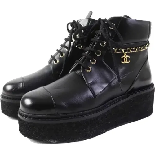 Pre-owned > Pre-owned Shoes > Pre-owned Boots - - Chanel Vintage - Modalova