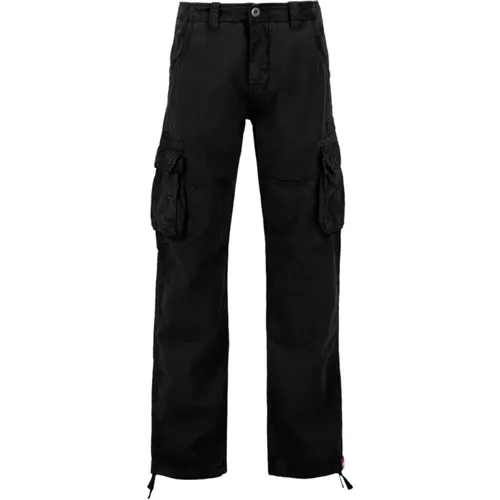 Trousers > Slim-fit Trousers - - alpha industries - Modalova