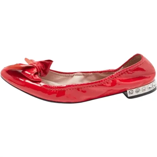 Pre-owned > Pre-owned Shoes > Pre-owned Flats - - Miu Miu Pre-owned - Modalova
