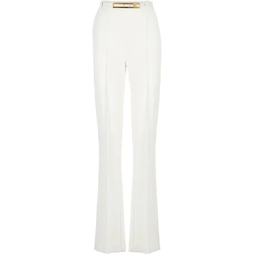 Trousers > Wide Trousers - - Elisabetta Franchi - Modalova