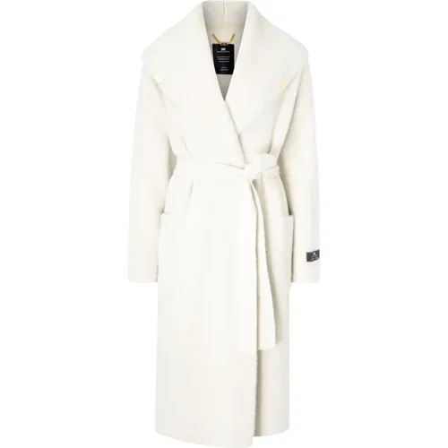 Coats > Belted Coats - - Elisabetta Franchi - Modalova