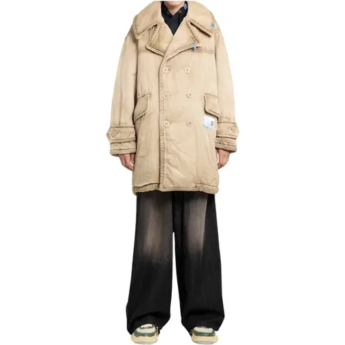 Coats > Double-Breasted Coats - - Mihara Yasuhiro - Modalova