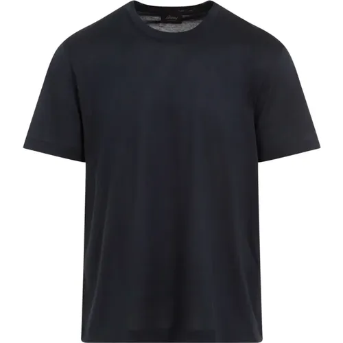 Brioni - Tops > T-Shirts - Black - Brioni - Modalova