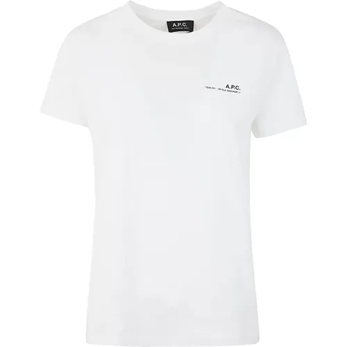 A.p.c. - Tops > T-Shirts - White - A.p.c. - Modalova