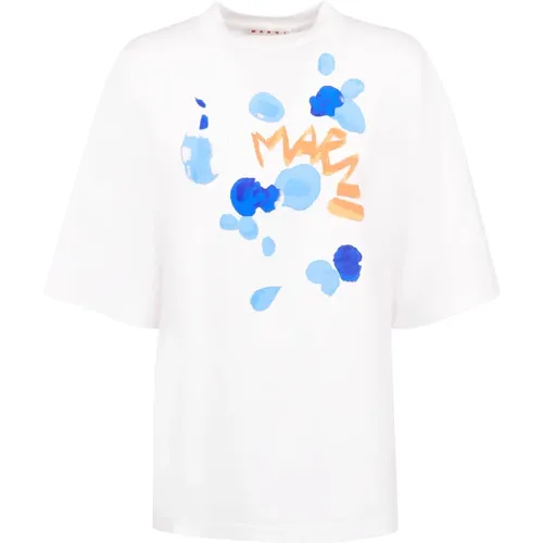 Marni - Tops > T-Shirts - White - Marni - Modalova