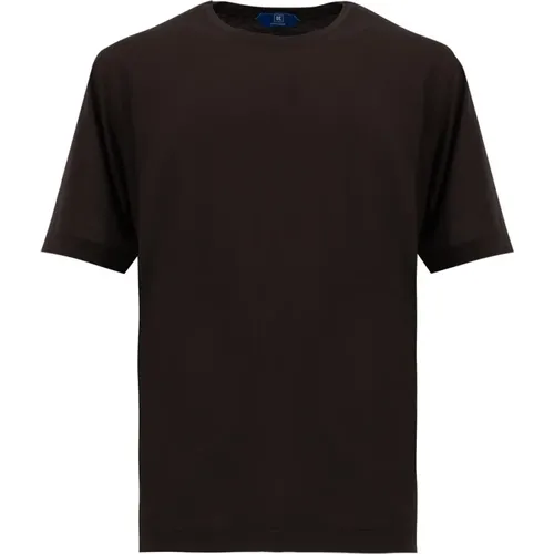 Kiton - Tops > T-Shirts - Brown - Kiton - Modalova