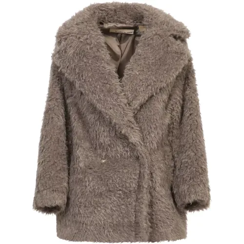 Jackets > Faux Fur & Shearling Jackets - - Blanca Vita - Modalova