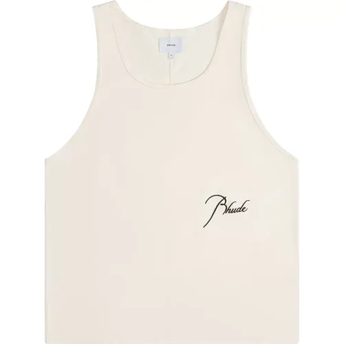 Tops > Sleeveless Tops - - Rhude - Modalova