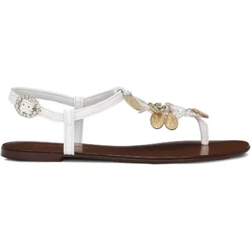 Shoes > Sandals > Flat Sandals - - Dolce & Gabbana - Modalova