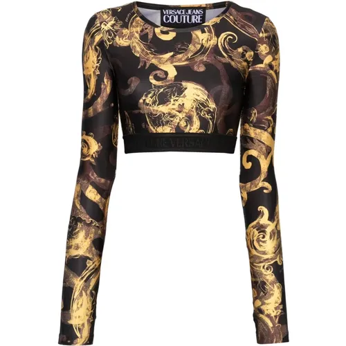 Tops > Long Sleeve Tops - - Versace Jeans Couture - Modalova