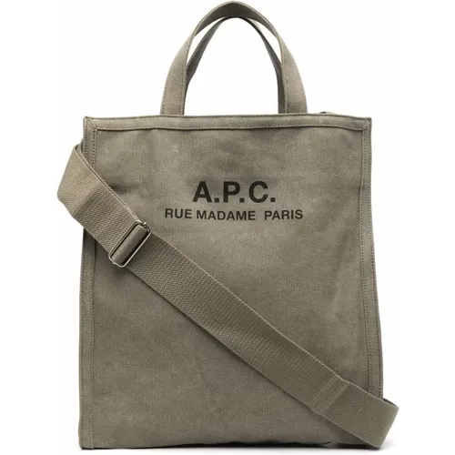 A.p.c. - Bags > Tote Bags - Green - A.p.c. - Modalova