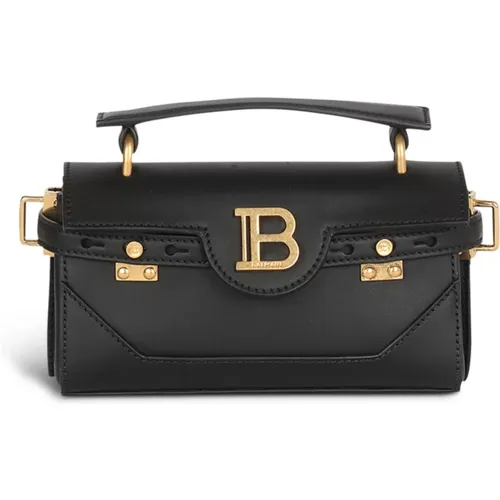 Balmain - Bags > Handbags - Black - Balmain - Modalova