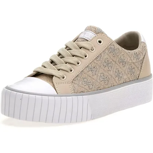 Guess - Shoes > Sneakers - Beige - Guess - Modalova