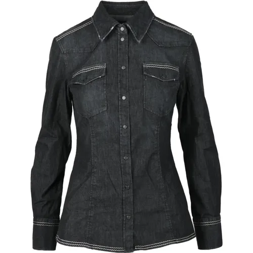 Blouses & Shirts > Denim Shirts - - Dondup - Modalova