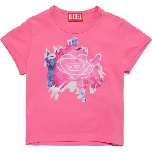 Kids > Tops > T-Shirts - - Diesel - Modalova