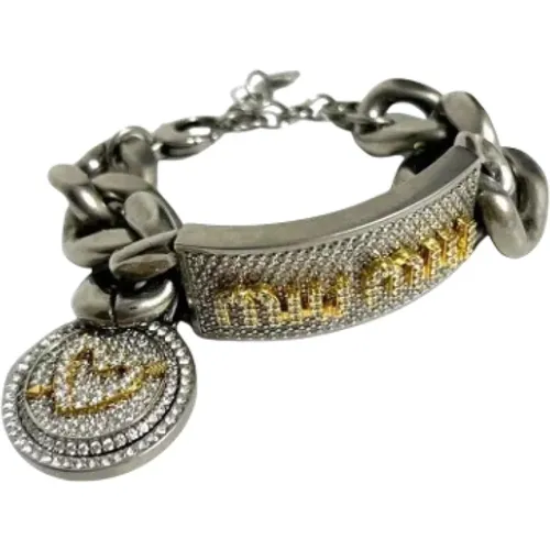 Pre-owned > Pre-owned Accessories > Pre-owned Jewellery - - Miu Miu Pre-owned - Modalova