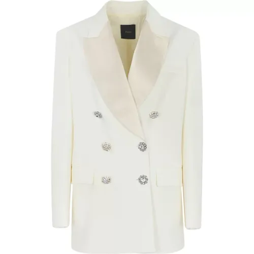 Pinko - Jackets > Blazers - White - pinko - Modalova