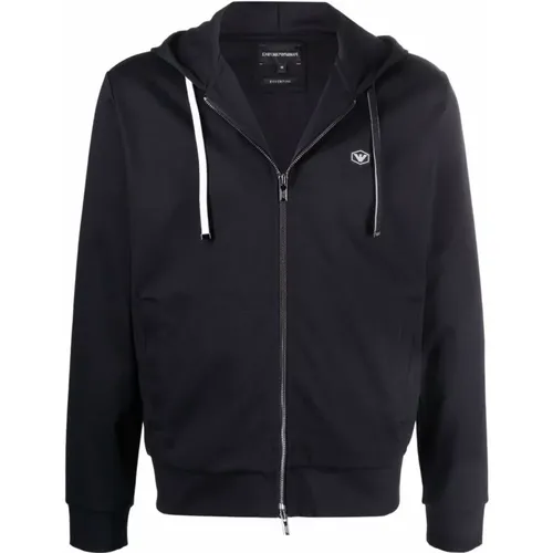 Sweatshirts & Hoodies > Zip-throughs - - Emporio Armani - Modalova