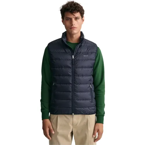 Gant - Jackets > Vests - Blue - Gant - Modalova